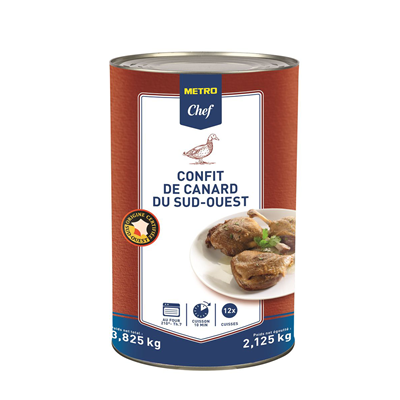 Metro Chef south West Duck confit 3.82kg