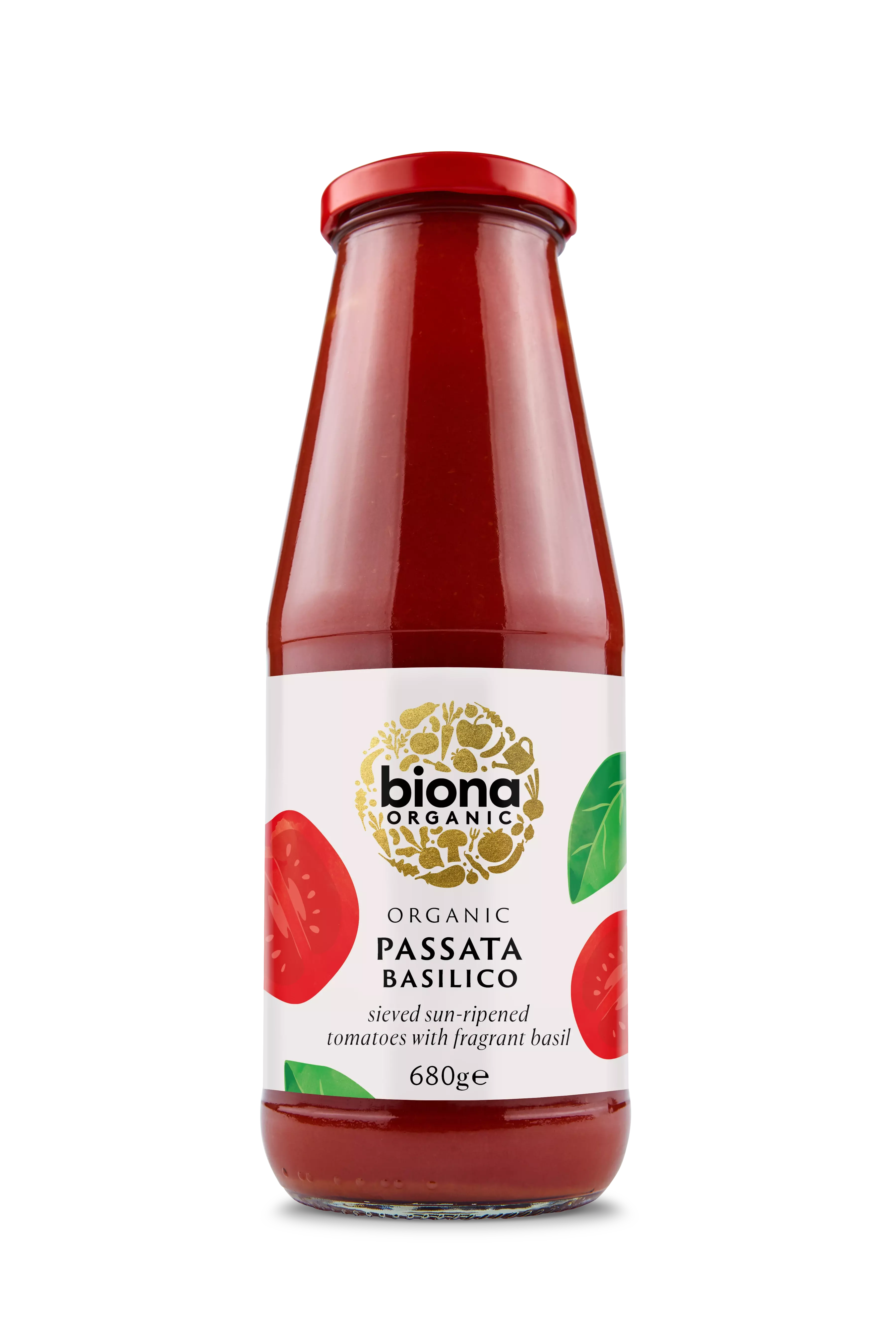 Biona Organic Passata Basilico - fresh basil 680g