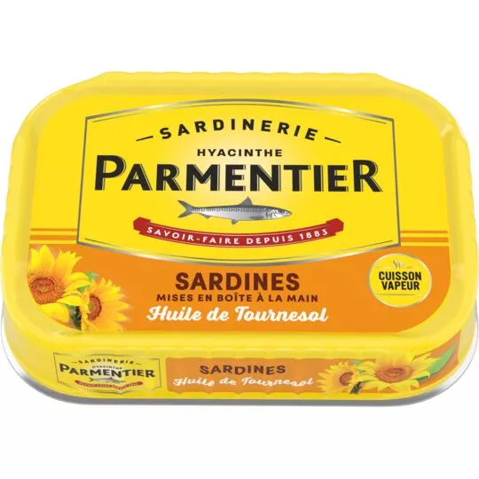 Parmentier Sardines in sunflower oil 135g