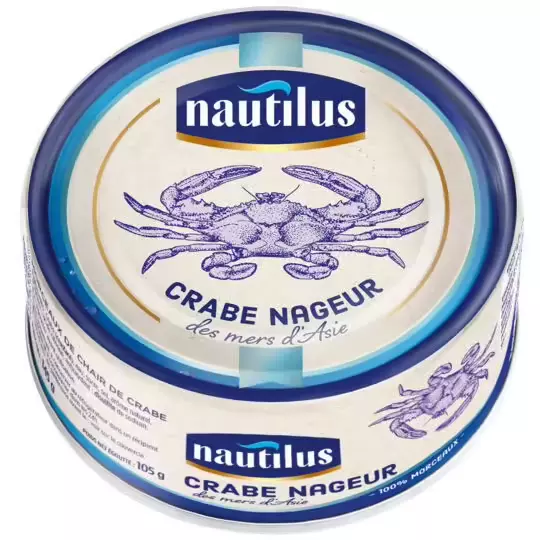 Nautilus 100% Crab chunks 145g