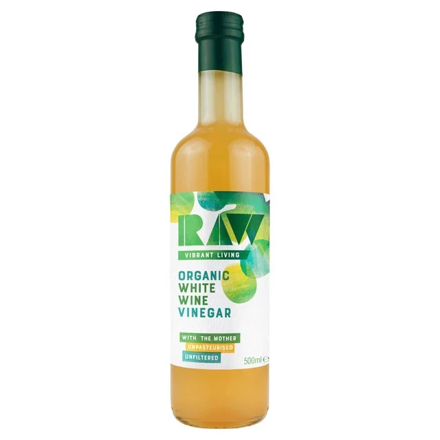 RAW White Wine Vinegar with the Mother Organic 500ml