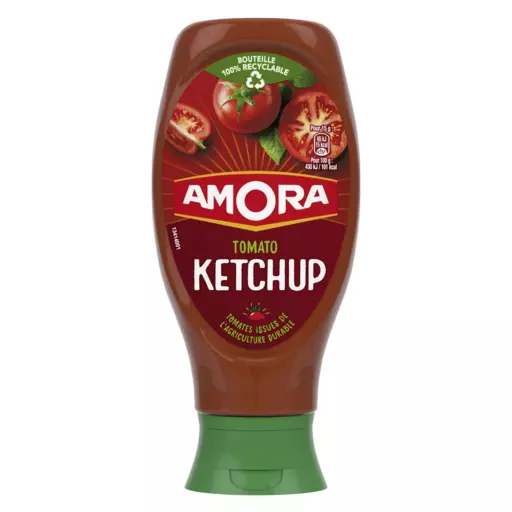 Amora Tomato Ketchup top down 550g