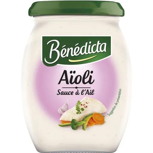 Benedicta Aioli sauce (Garlic) 260g