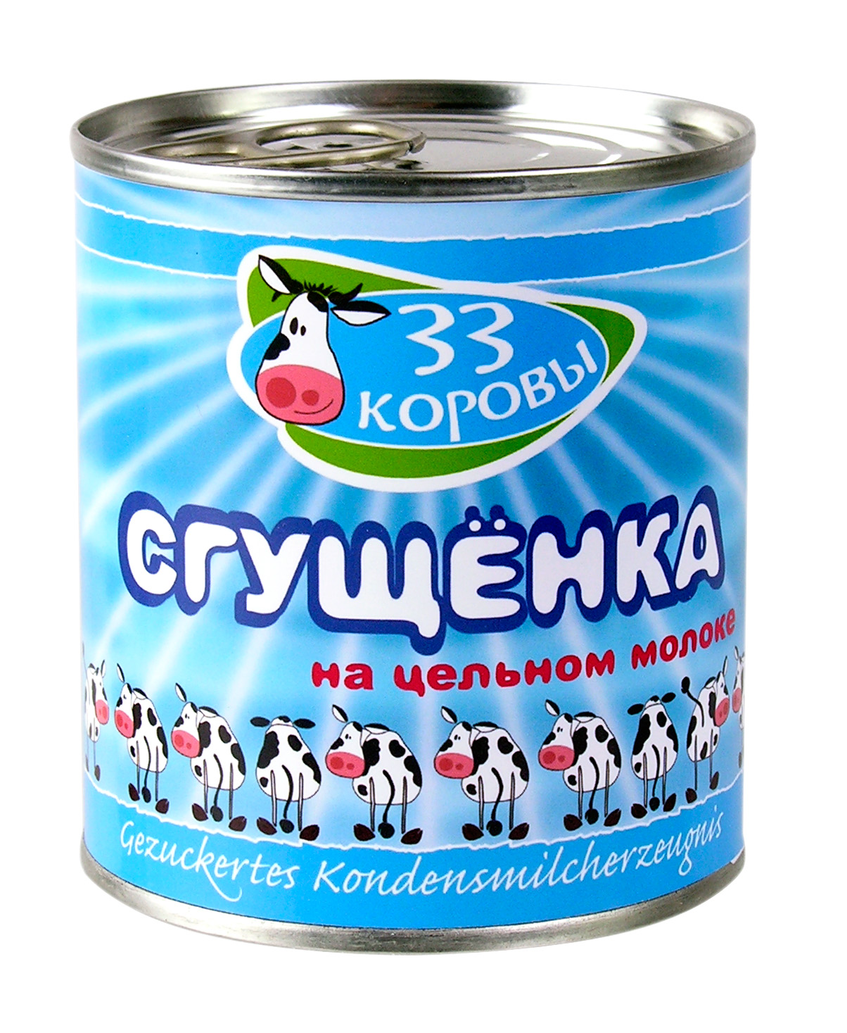 33 cows Condensed Milk 8% 397g