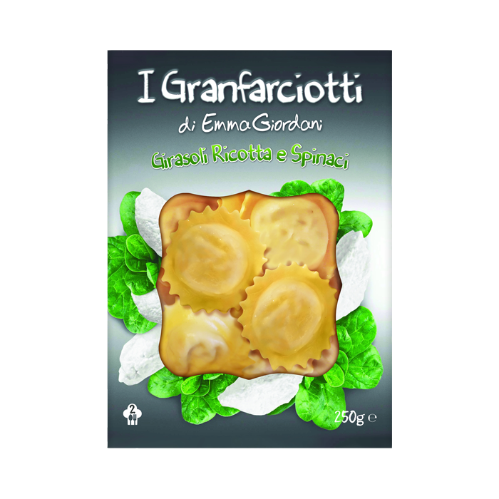 Emma Giordani Fresh Ricotta & Spinach Girasoli 250g