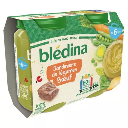 Bledina Beef Jardiniere from 6 months 2x200g