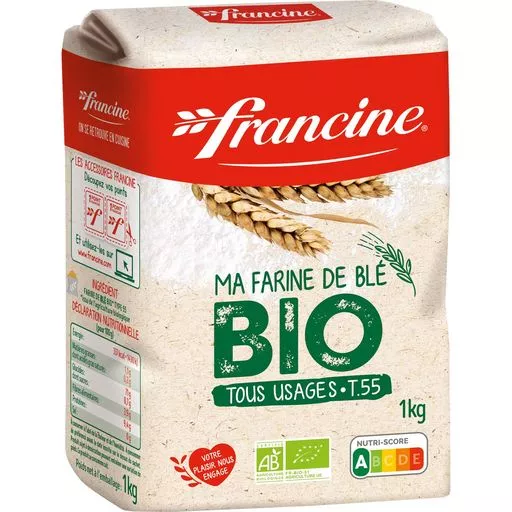 Francine Organic Wheat Flour 1kg