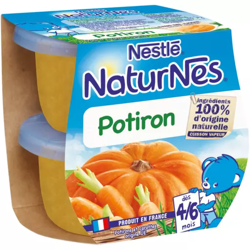 Nestle Naturnes Pumpkin 2x130g from 4 months
