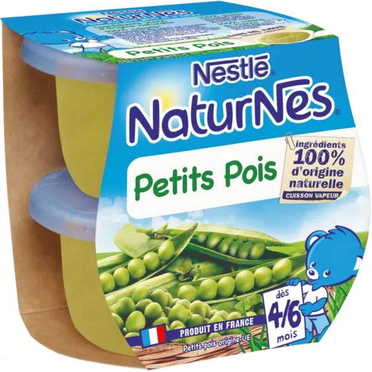 Nestle Naturnes Peas from 4 months 2x130g
