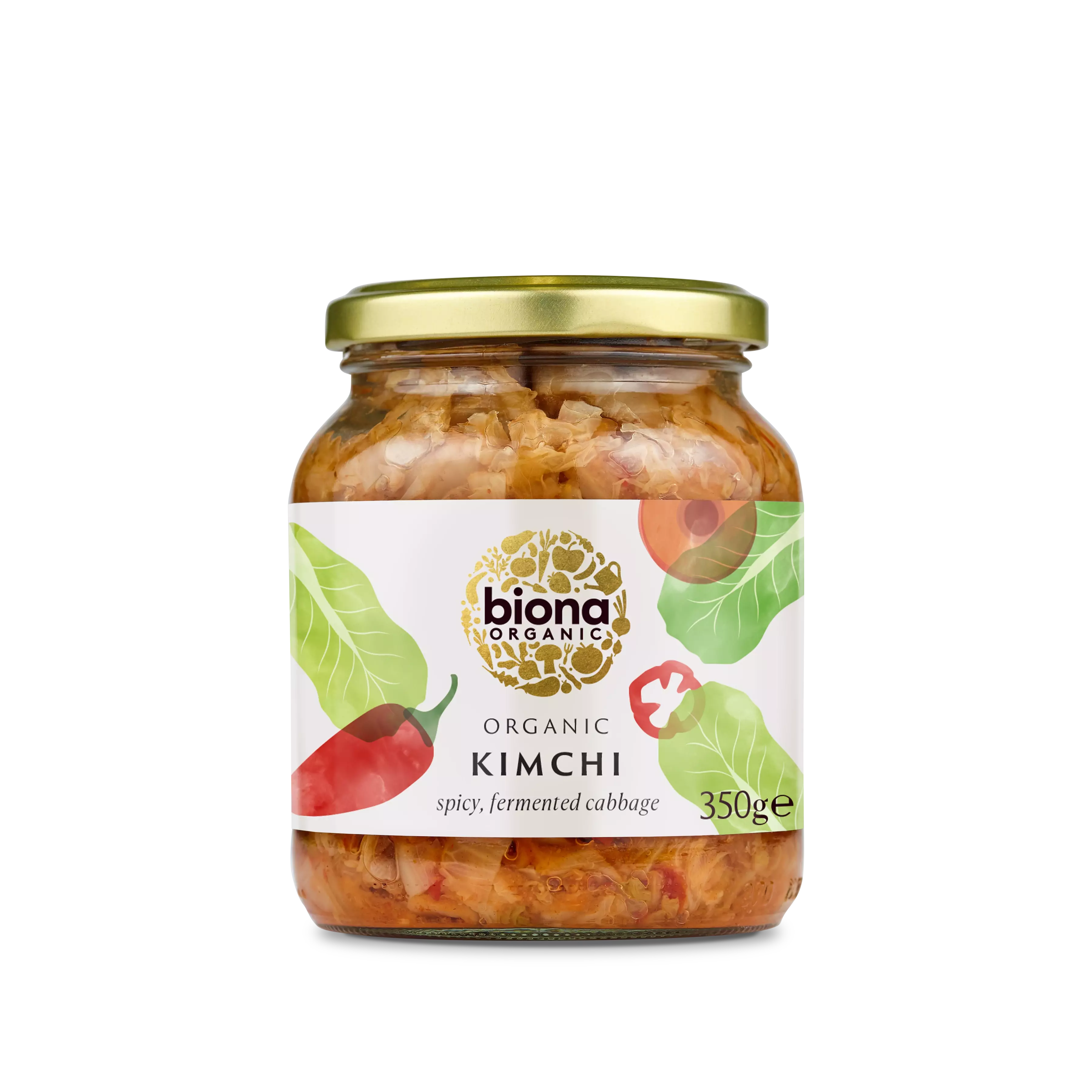 Biona Kimchi Spicy Fermented Cabbage Organic 350g