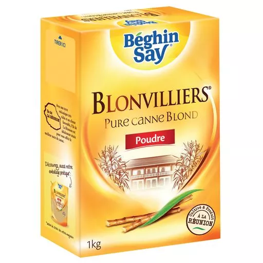 Beghin Say Le Blonvilliers pure granulated cane sugar 1kg