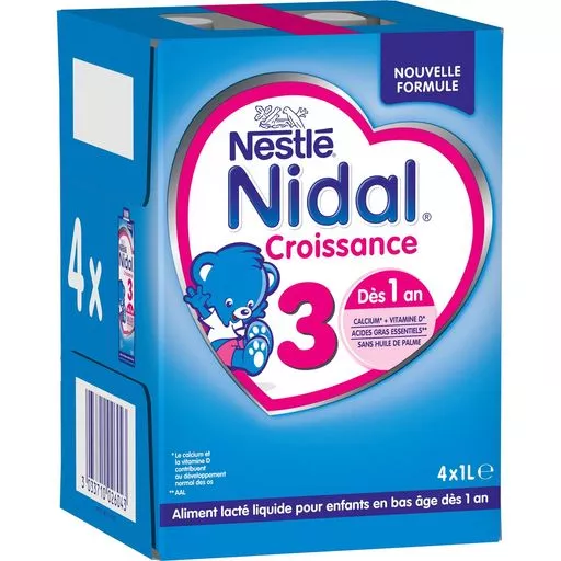 Nestle Nidal Growing up milk 4x1L
