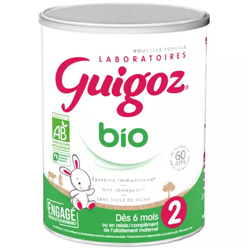 Guigoz Baby Milk Formula 2 Organic from 6 to 12 months 800g