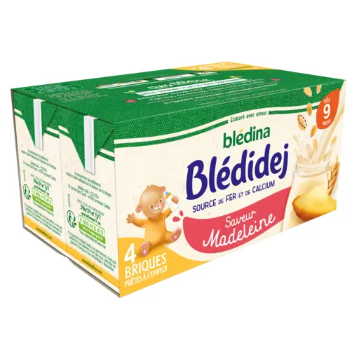 Bledina Bledidej Madeleine flavor 4x250ml from 9 months