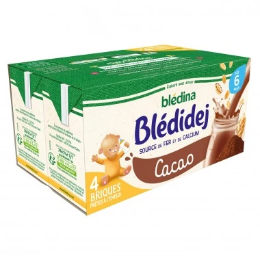 Bledina Bledidej Cocoa flavor 4x250ml from 6 months