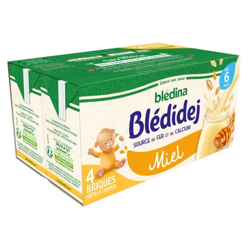 Bledina Bledidej Honey flavor 4x250ml from 6 months