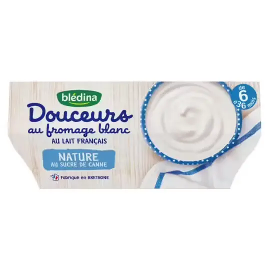 Bledina Dessert with Cottage Cheese 4x100g From 6 Months