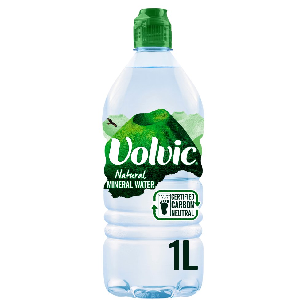 Volvic Natural Mineral Water Sportcup 1L