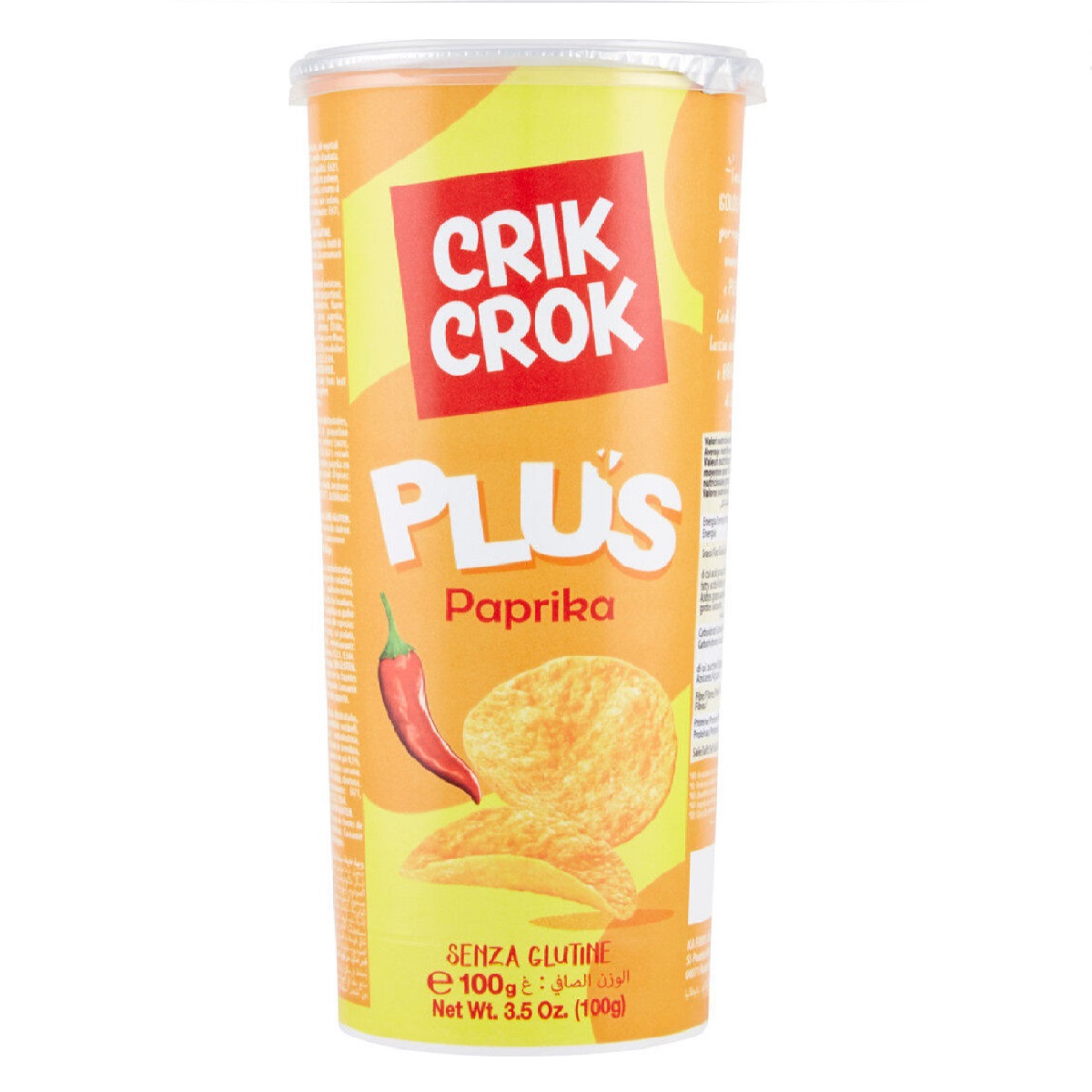 Crik Crok Plus Paprika Crisps 100g