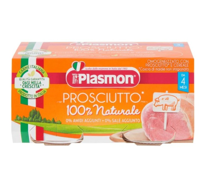 Plasmon Cooked Ham Meal Puree 2x80g 160g