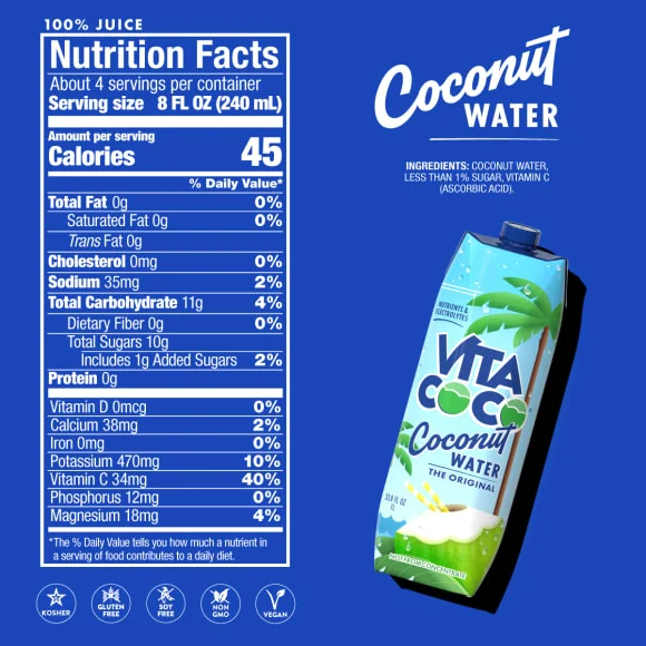 Vita Coco Coconut Water The Original 1L