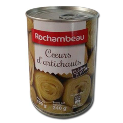 Rochambeau Artichoke Hearts 8/10 400g