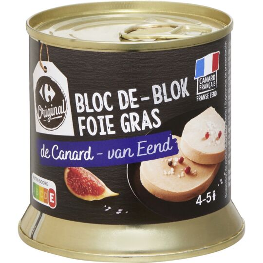 Carrefour Duck foie gras bloc 200g