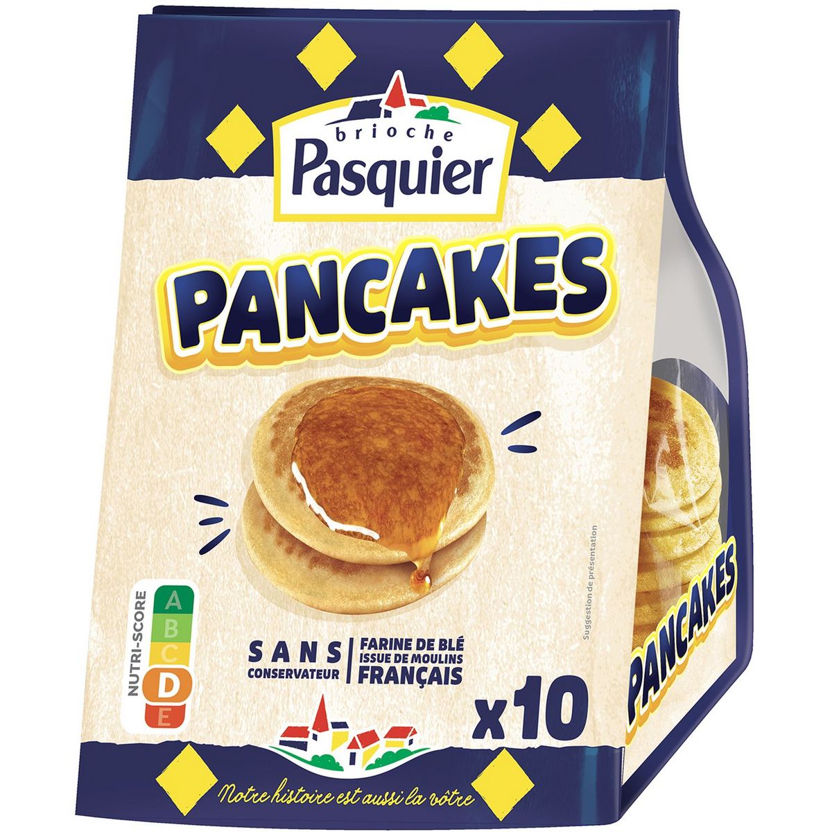 Pasquier Plain Pancakes x10 350g