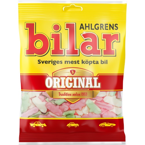 Ahlgrens Bilar Original – Fruity Marshmallow Sweets 125g