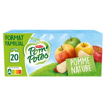 Materne Pom potes plain apple stewed pouches 20x90g 1800g