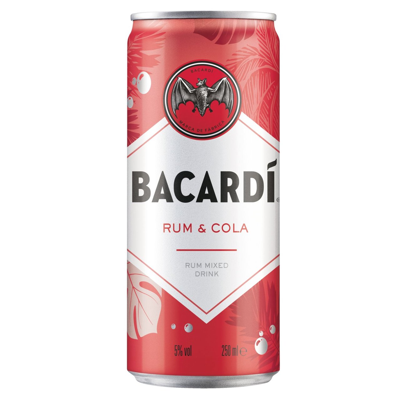 Bacardi Rum & Cola Rum Mixed Drink 250ml