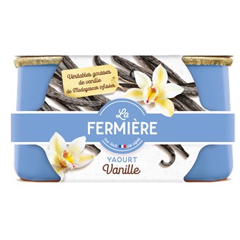 La Fermiere vanilla yogurt 2x140g