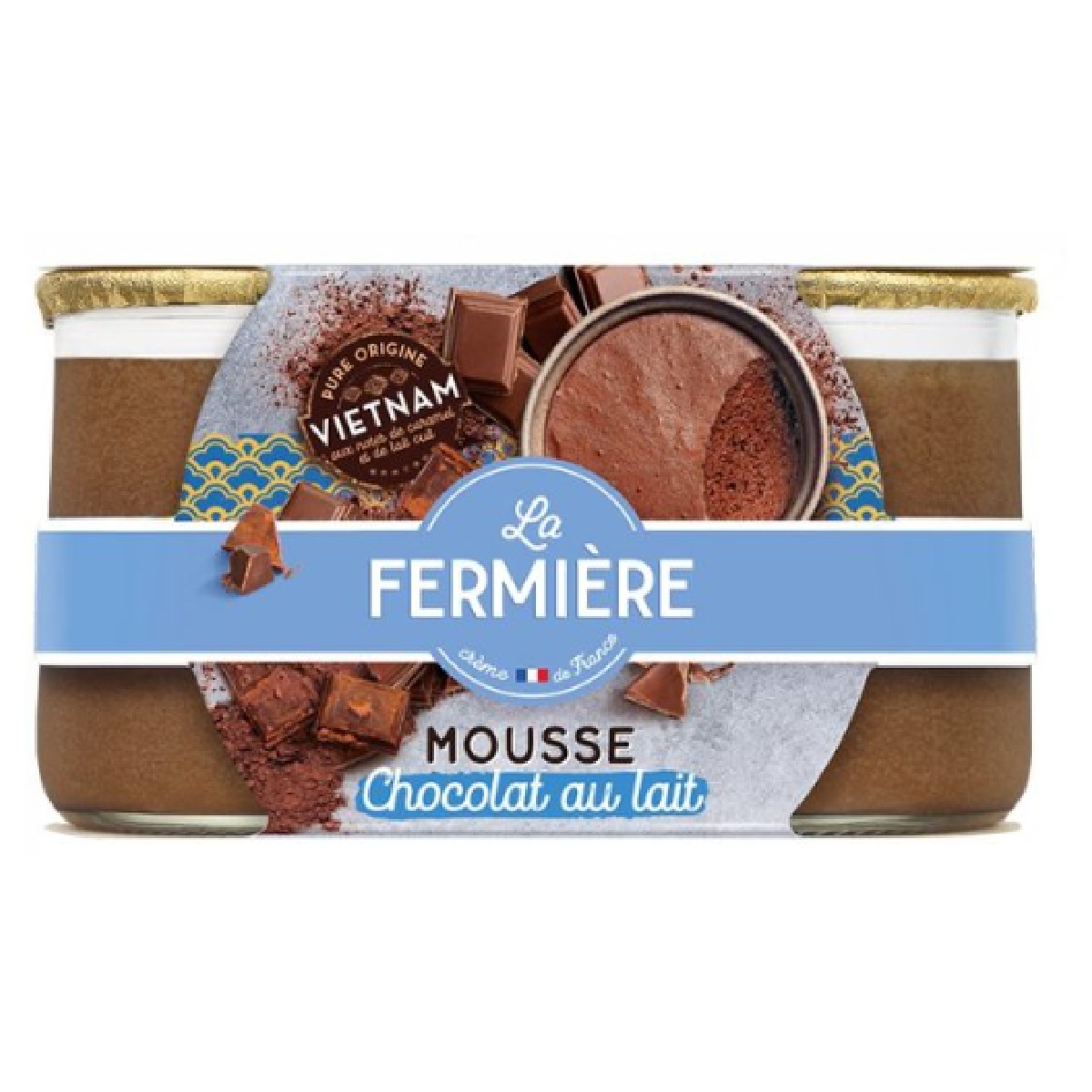 La Fermiere Chocolate Mousse 2x85g