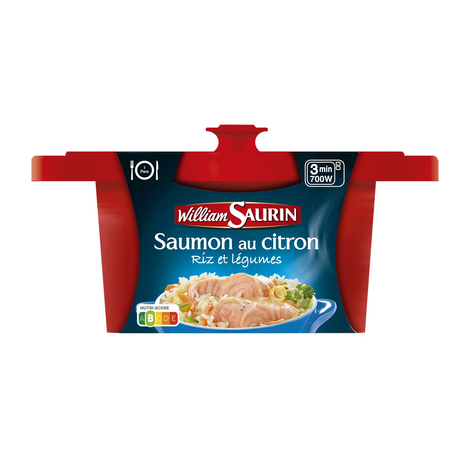 William Saurin Salmon with Lemon, rice & vegetables cocotte 370g