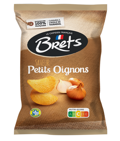 Brets Crisps little onions 125g