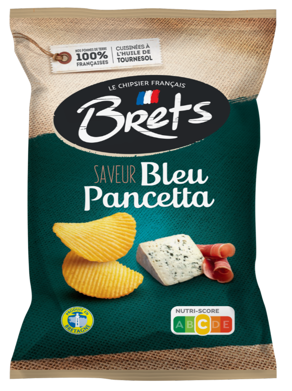 Brets Crisp Blue Pancetta 125g