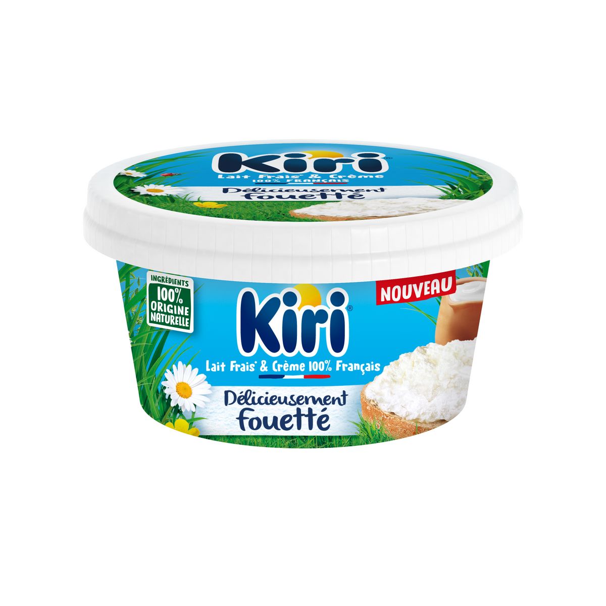 Kiri whipped cheese pot 125g