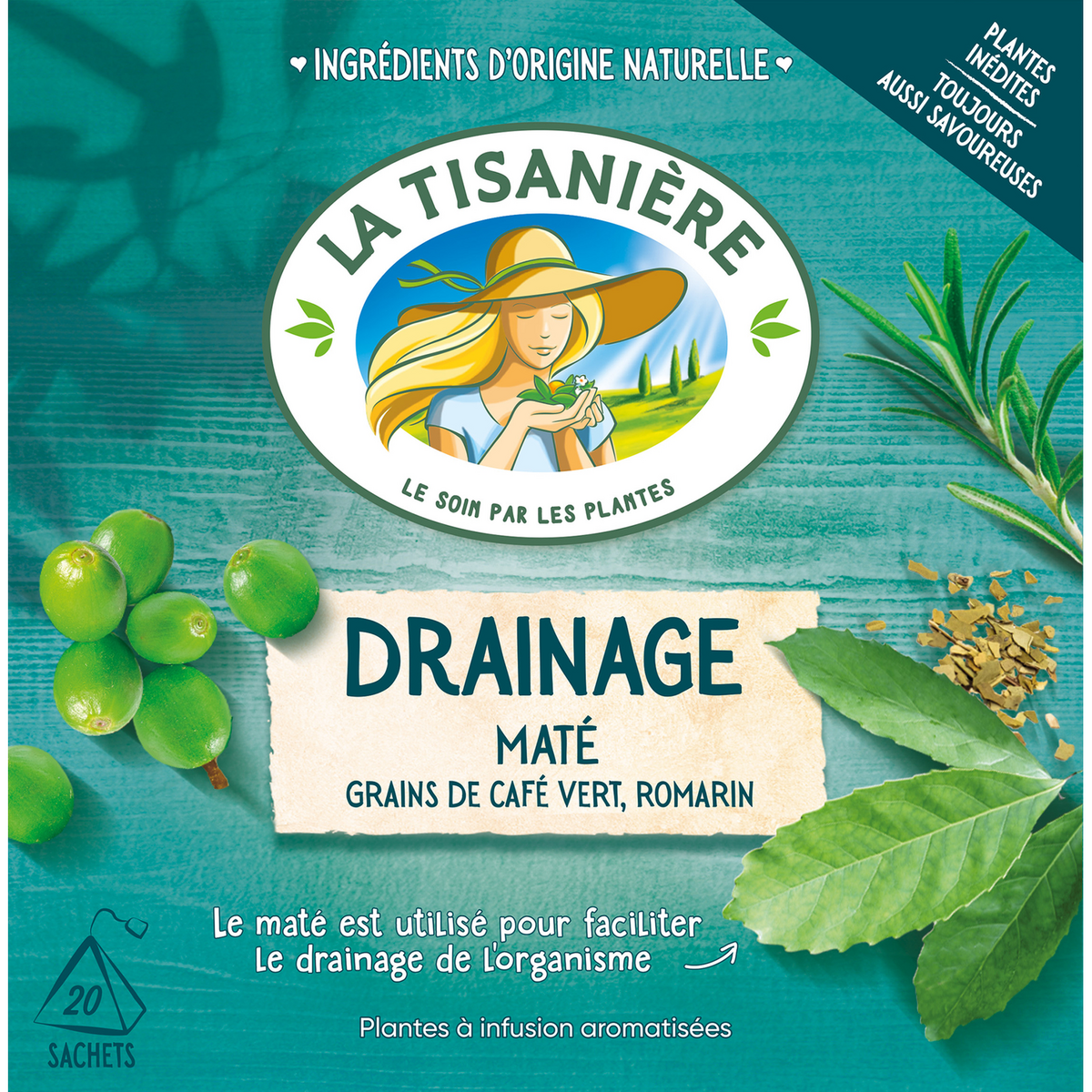 La Tisaniere Infusion drainage Mate x20 tea bags 37.5g