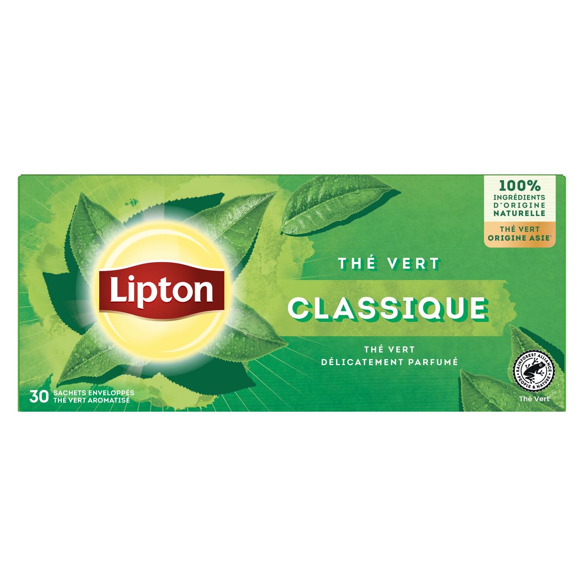 Lipton Pure Nature Green tea x30 sachets 39g