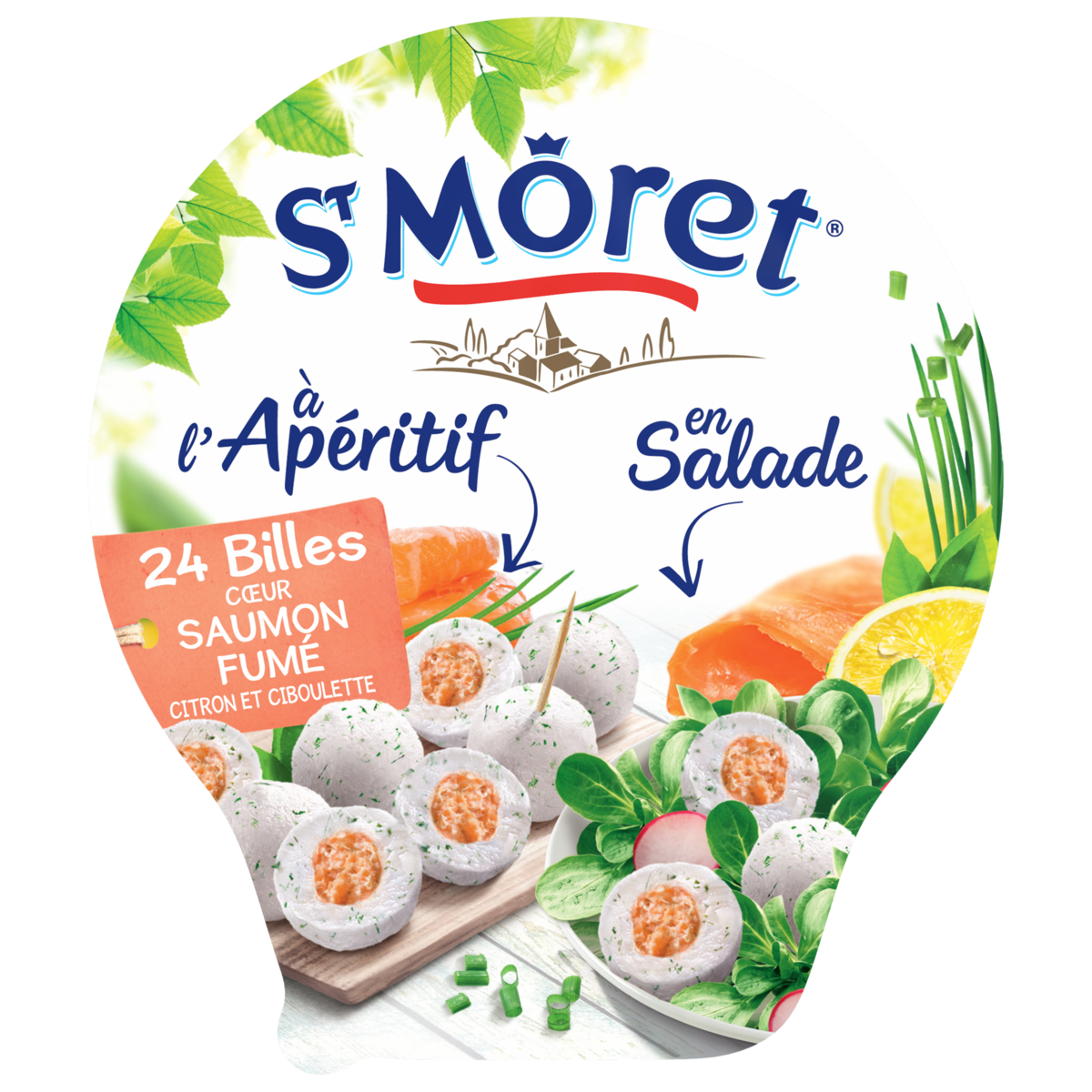 St Moret Apero Cheese balls filled with smoked Salmon 100g
