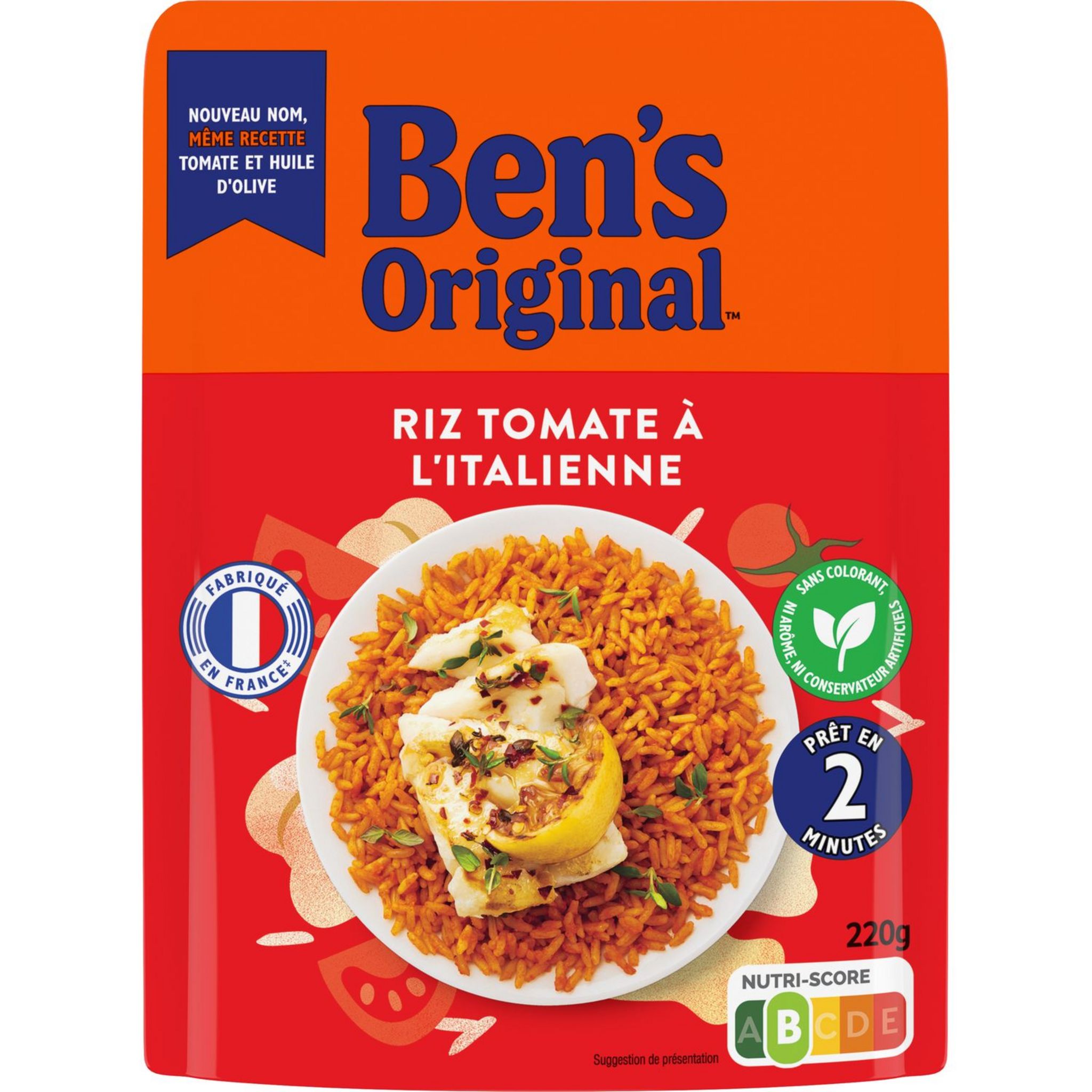 Uncle Ben's - Riz Tomate et Huile d'Olive - 250g