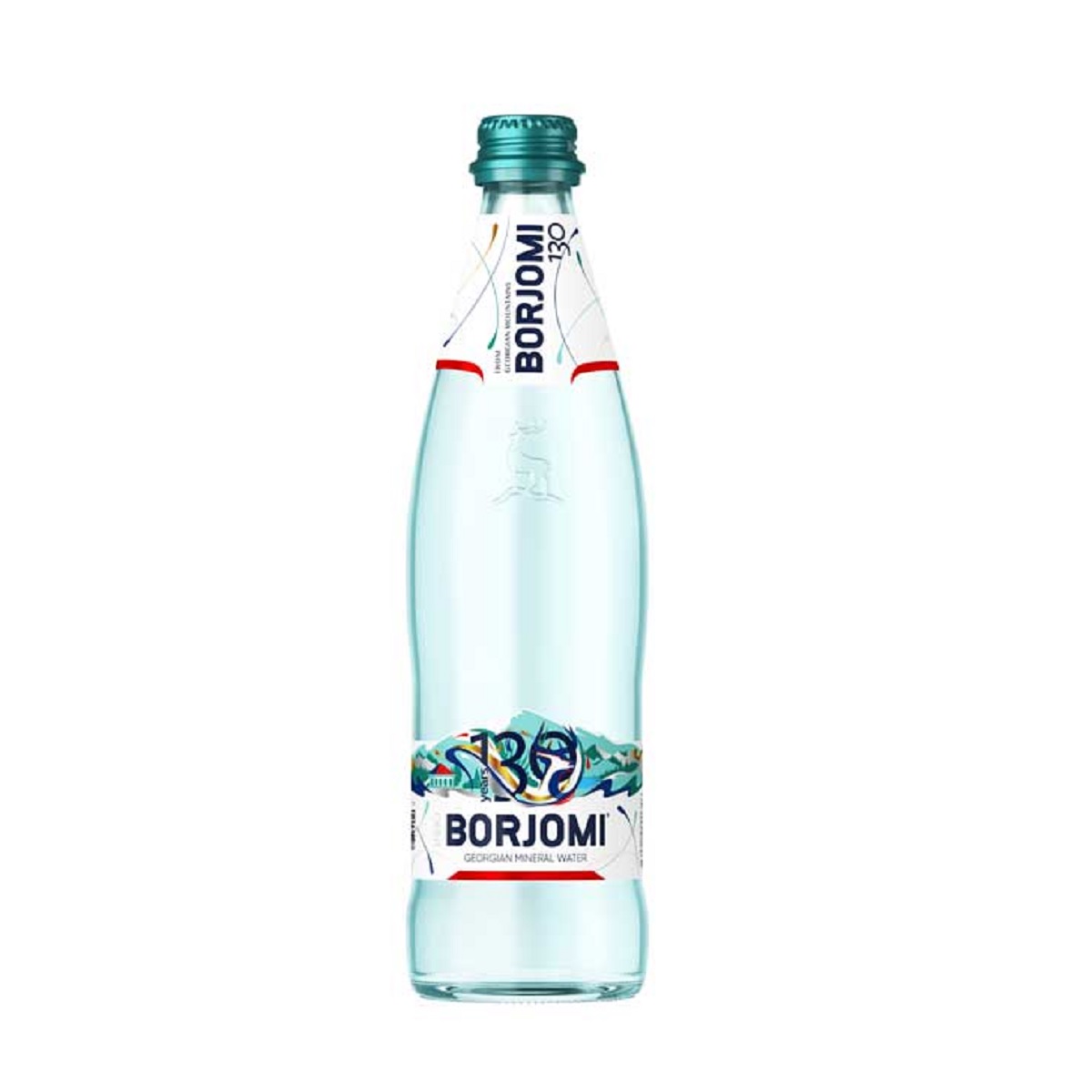 Borjomi - Sparkling Mineral Water in a Glass Bottle 500ml