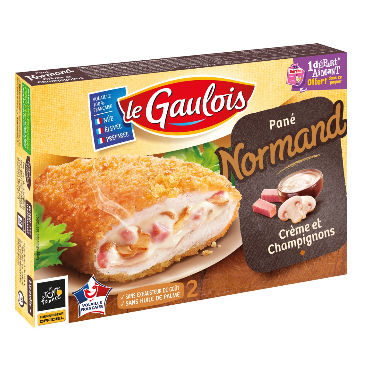 Le Gaulois Breaded Normand x2 200g