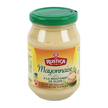 Mayonnaise Rustica with Dijon Mustard jar 235g