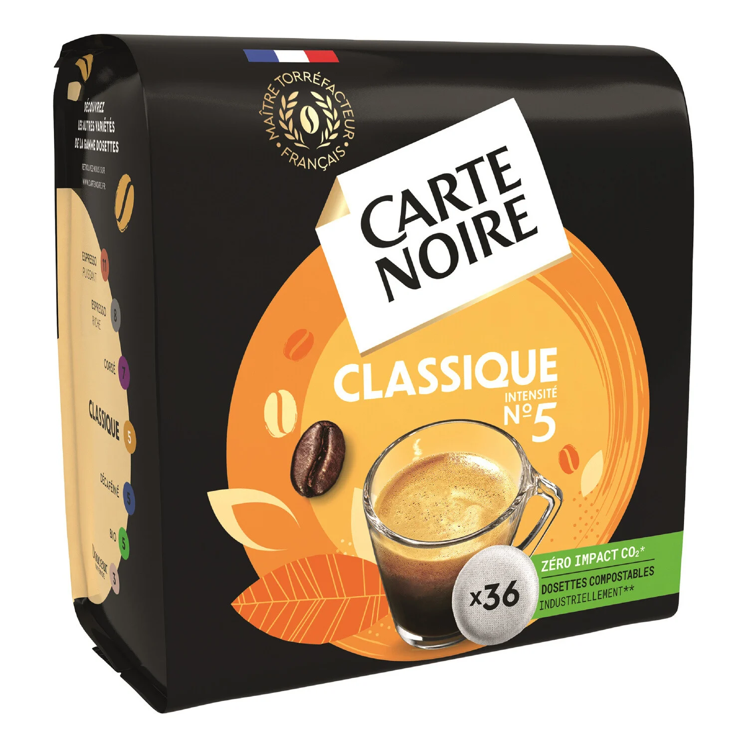 Carte Noire Classic pods x36 250g