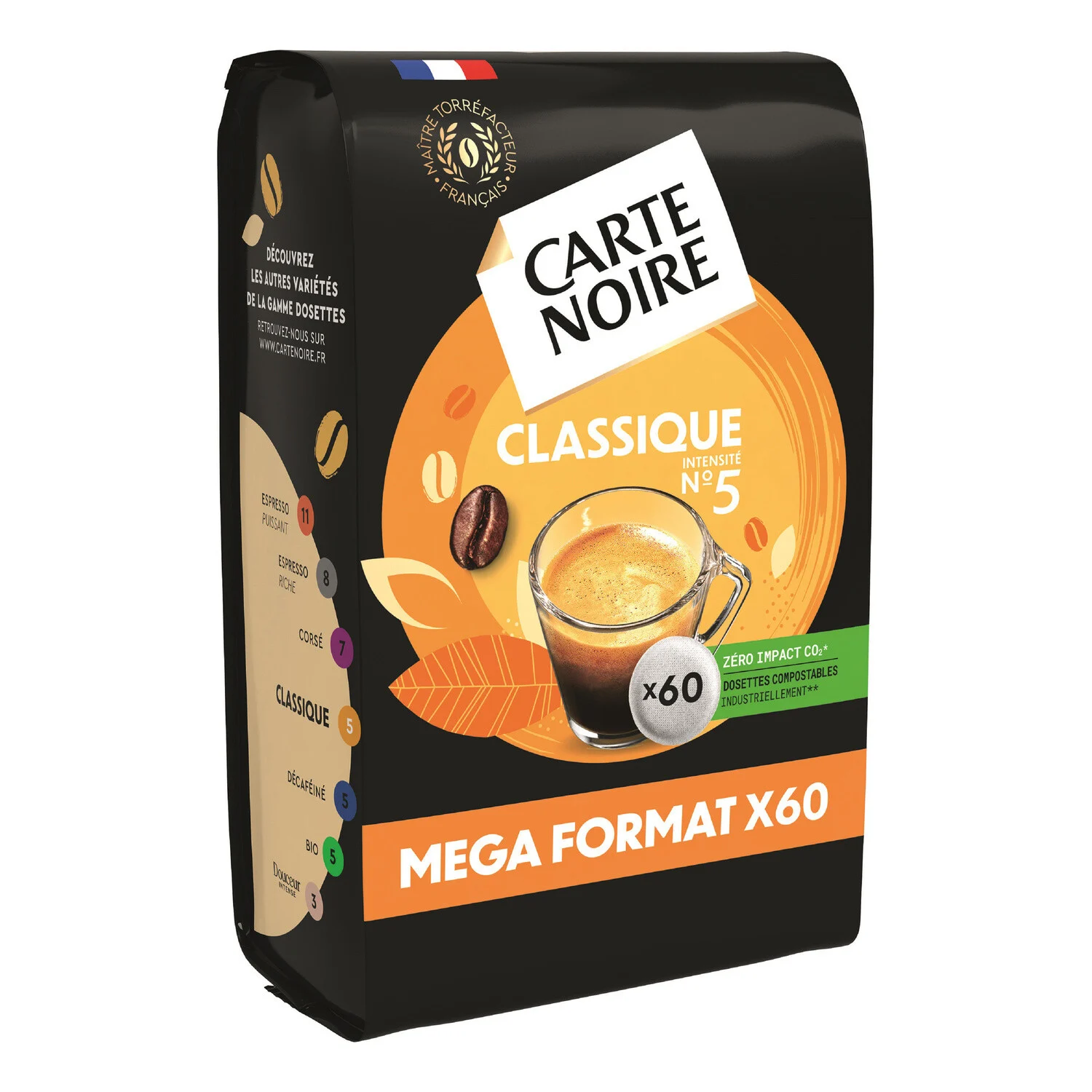Cápsulas De Café Compatible Senseo Espresso n°7 Carte Noire, Comprar En  Linea