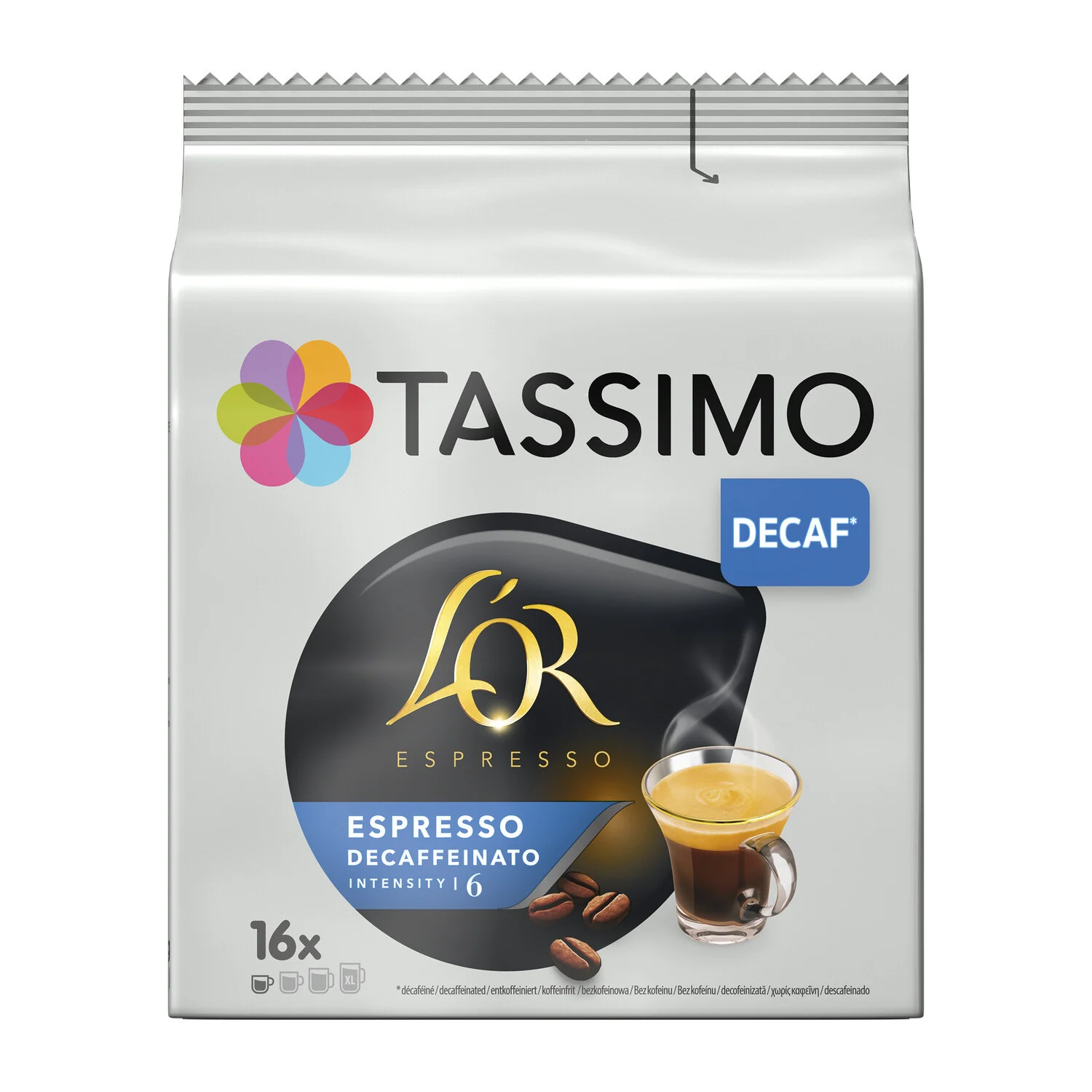 Tassimo Carte noire expresso decaf pads x 16 EuropaFoodXB Buy food online from Europe Best price
