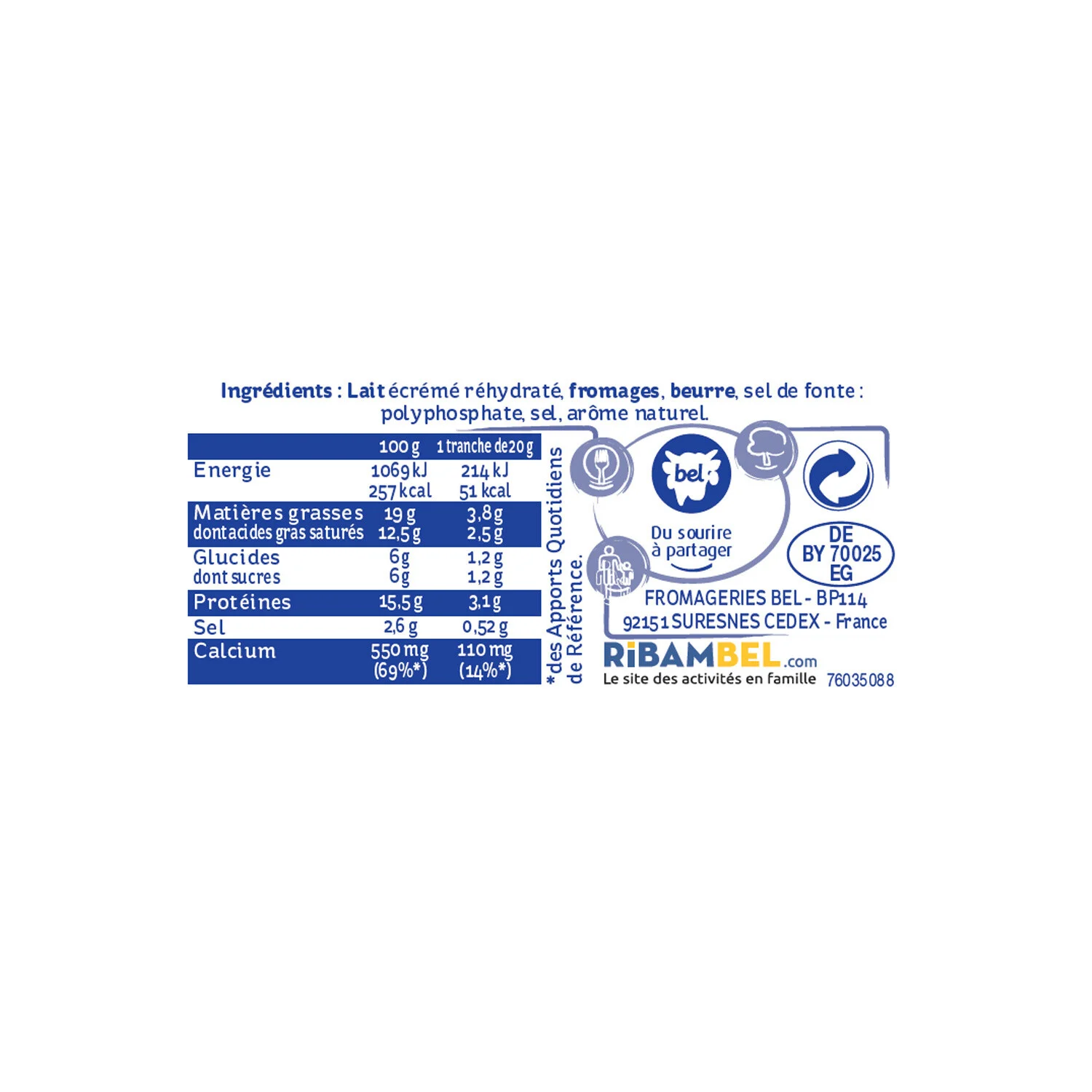 The Laughing Cow Toastinette croque monsieur 10's 200g
