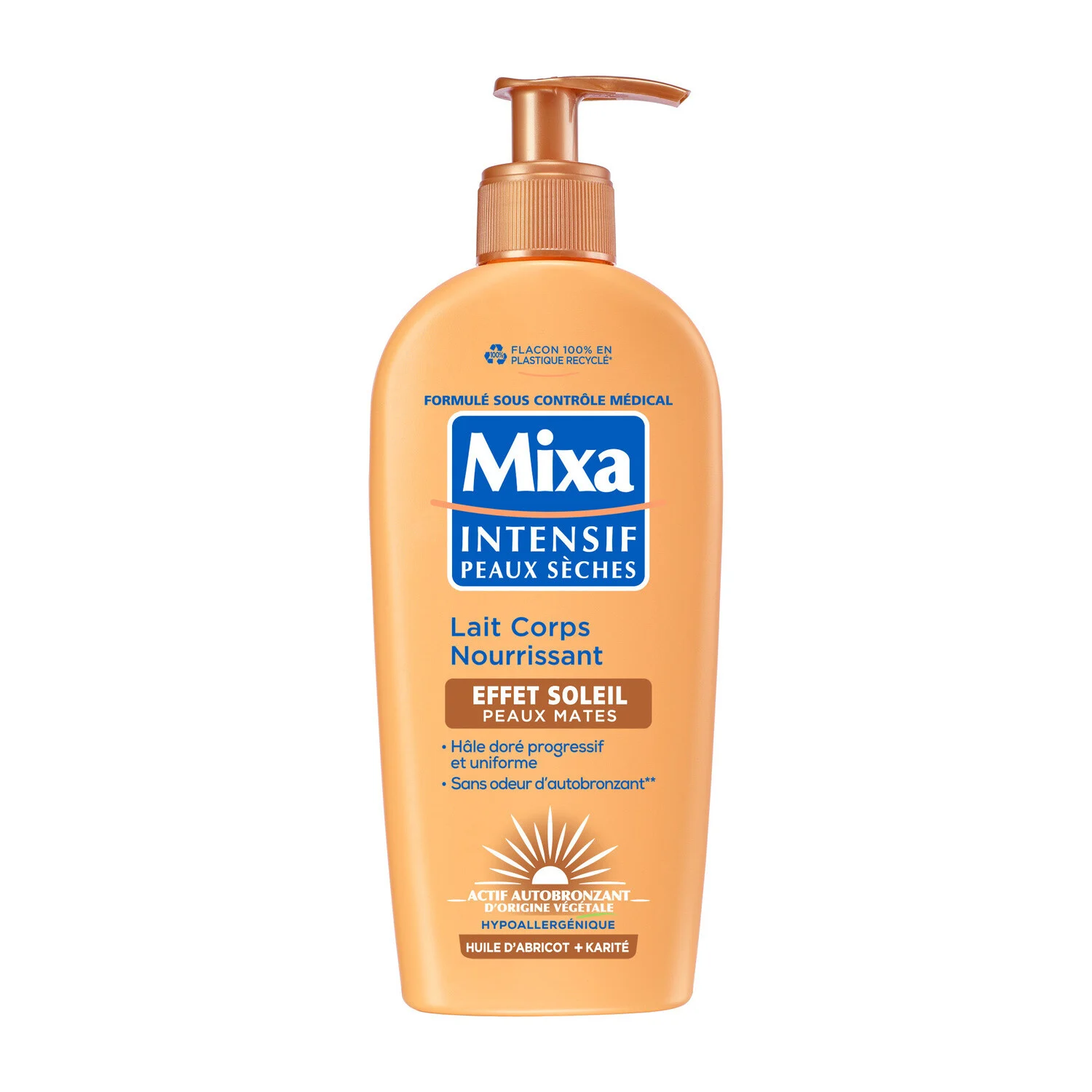 Mixa Nurishing body milk sun effect dark skin 250ml