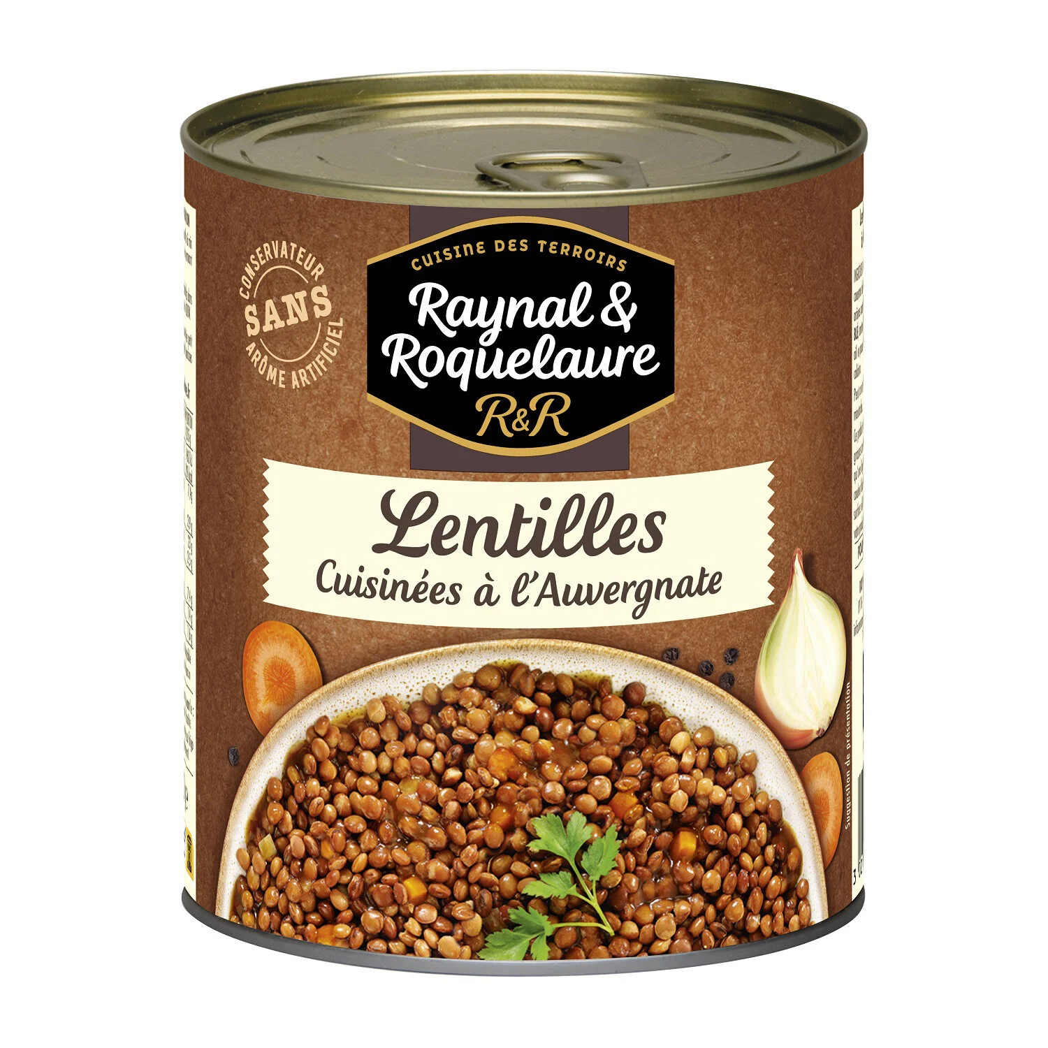 Raynal & Roquelaure Lentils a l'Auvergnate 820g
